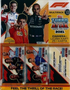 MULTIPACK F1 TURBO ATTAX 2021 - TRADING CARD GAME