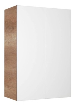 Astor Szafka Wisząca 60 cm System C Biały Country Biały Połysk/Dąb Country