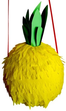 PINIATA ANANAS OWOC PLAŻA TROPIKI LATO HAWAJSKIE URODZINY