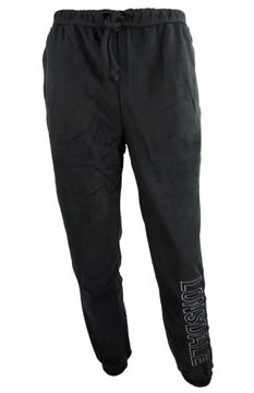 Czarne spodnie dresowe z polaru LONSDALE 21932 M