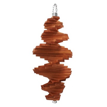 Świderek kręciołek wiatrak ogrodowy z drewna S40