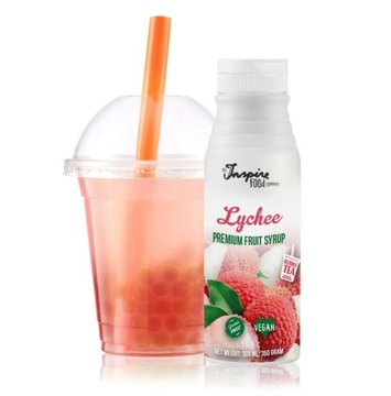 Syrop barmański kawa drinki bubble tea | Liczi