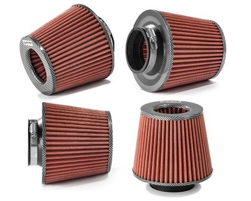 FILTR STOŻKOWY STOŻEK SPORTOWY DO 240KM REDUKCJE 77-60mm CARBON BM SPORT