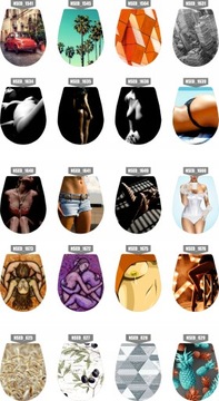 Наклейка Skin Mat на сиденье унитаза, унитаз