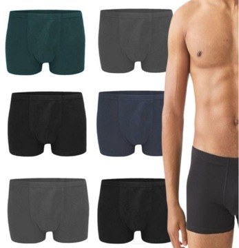 6 sztuk BOKSEREK MĘSKICH BAMBUSOWYCH rozmiar 2XL