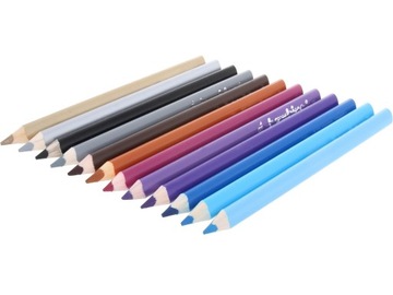 ЦЕНСИЛИ БАМБИНО ТРЕУГОЛЬНЫЕ 24 ЦВЕТА + точилка