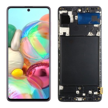 WYŚWIETLACZ LCD SAMSUNG GALAXY A71 RAMKA INCELL