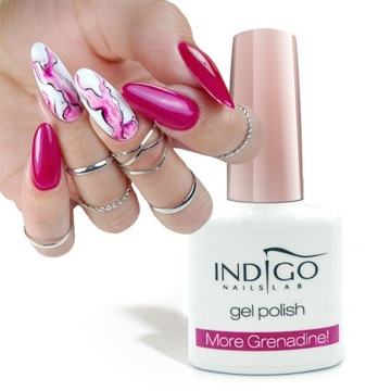 Indigo lakier hybrydowy More Grenadine 7ml
