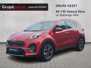 Kia Sportage IV SUV Facelifting 1.6 T-GDI 177KM 2019 Kia Sportage GT LINE + PRE, AEB, 2WD, LED, martwe pola, skóra, 19 cali, we