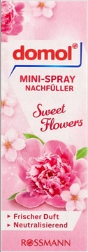 DOMOL zapas do mini odświeżacza powietrza Sweet Flowers 25 ml