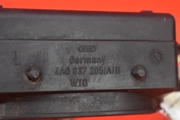 Левая передняя ручка передняя черная 4A0837205AB audi 80 B4 91-96