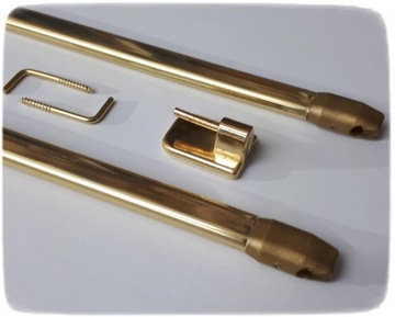 MINI KARNISZ 5 sztuk ZAZDROSTKI biały 80-120 cm