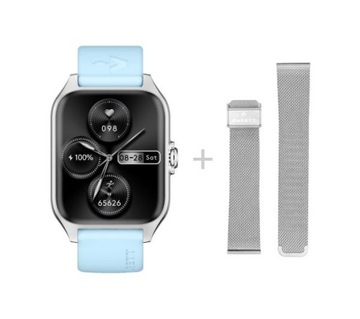 Умные часы Garett GRC Activity 2, AMOLED, 52 мм, 1,78 дюйма, Bluetooth 5,2, серебристый