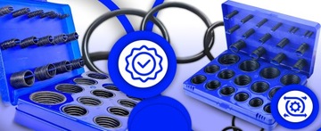 ORINGI GUMKI USZCZELKI GUMOWE ZESTAW ORINGÓW 419 SZTUK NBR OLEJOODPORNE