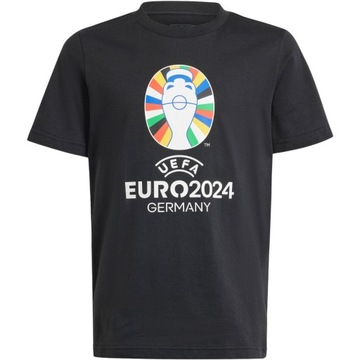 Koszulka Euro 2024 czarna (Adidas) L!