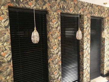 ŻALUZJE BIAŁY DREWNIANE 50mm 230x60