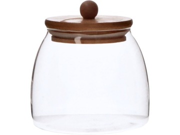 Pojemnik do przechowywania żywności Słoik ZE SZKŁA z pokrywką - 750 ml