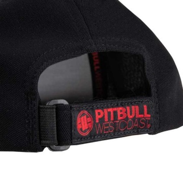 Czapka Pit Bull Snapback Classic Seascape '24 Czarna/Czerwona