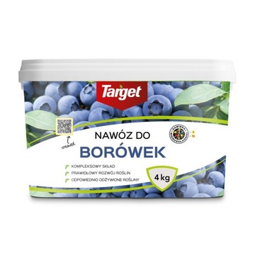 NAWÓZ GRANULOWANY DO BORÓWEK 4kg TARGET