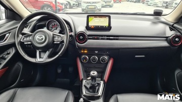 Mazda CX-3 Crossover 2.0 SKY-G 120KM 2017 Mazda CX-3 2.0Benz manual Navi kamera head up skora LIFT bezwypadek 2.0, zdjęcie 3