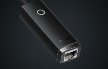НАДЕЖНЫЙ СОВМЕСТИМЫЙ СЕТЕВОЙ АДАПТЕР BASEUS LITE СЕРИИ USB-C НА RJ45