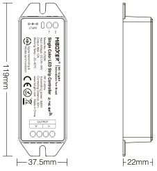 Контроллер + Пульт управления светодиодными лентами Диммер на 4 зоны.