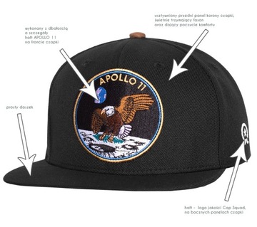 Бейсбольная кепка SNAP NASA Apollo 11