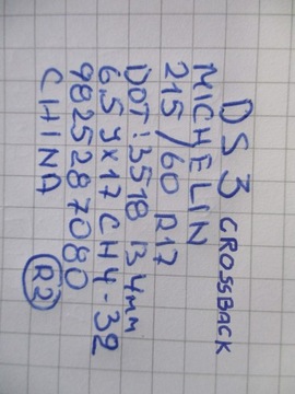 KOLA RÁFKY PNEUMATIKY CITROEN DS3 CROSSBACK R17