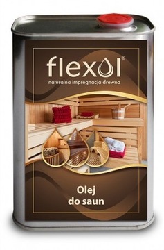 OLEJ LNIANY NATURALNY FLEXOL IMPREGNAT DO SAUN 1L