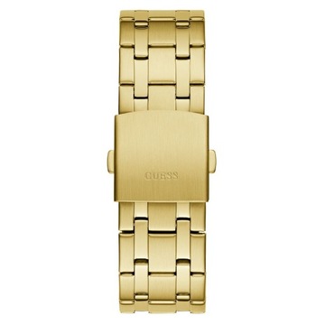 Złoty zegarek Guess Escape zielona tarcza GW0661G2