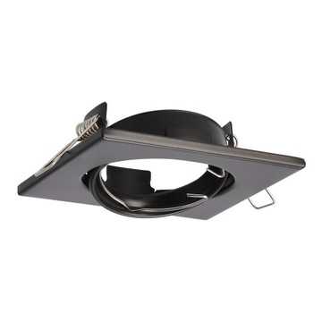 НАБОР КВАДРАТНОЙ ГАЛОГЕННОЙ ЛАМПЫ, ЧЕРНАЯ EDO + СВЕТОДИОДНАЯ ЛАМПОЧКА