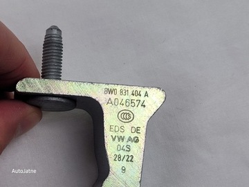 AUDI VW SKODA SEAT PANT DVEŘE PRAVÝ PRAVÝCH 8W0831404A NOVÝ ORIG.