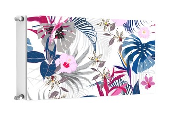 MAGNES MATA MAGNETYCZNA NA KALORYFER 100x60 KWIATY FOTOTAPETA