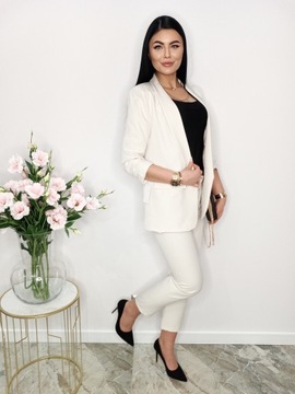 КОМПЛЕКТ ЖЕНСКИЙ КОСТЮМ, КУРТКА И БРЮКИ, БЕЖЕВЫЙ