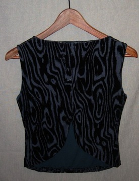 MARCCAIN MARC CAIN bluzka top czarny wieczorowa elegancka N 3