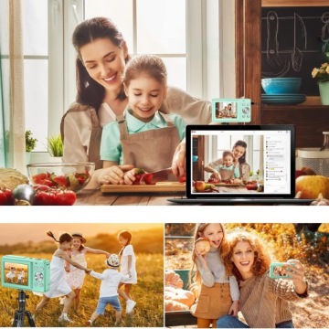 Портативная цифровая камера HD 1080P, 44 МП, 16-кратный зум