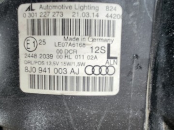 AUDI TT 8J SVĚTLO XENON LED PRAVÁ LEVÝ KOMPLET