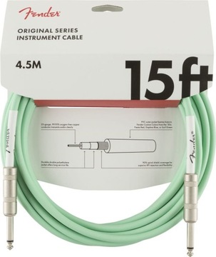 Fender Original 15' Surf Green kabel instrument