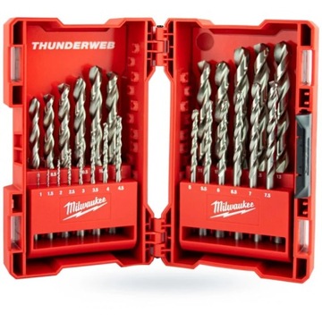 WIERTŁA DO METALU 1-13 MM HSS-G THUNDERWEB (25 SZT.) - MILWAUKEE 4932352376