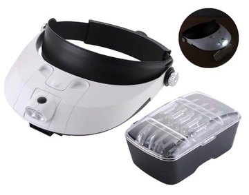 УВЕЛИЧИТЕЛЬНЫЕ ОЧКИ ДЛЯ ЧТЕНИЯ 6x 2xLED