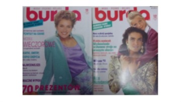 Burda moda & styl nr 11,12/1990 + wykroje