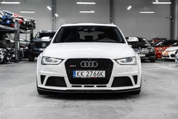 Audi A4 B8 RS4 Avant 4.2 FSI 450KM 2014 Audi RS4 Biały kruk. Jak nowa, Panorama, B&amp;O., zdjęcie 2