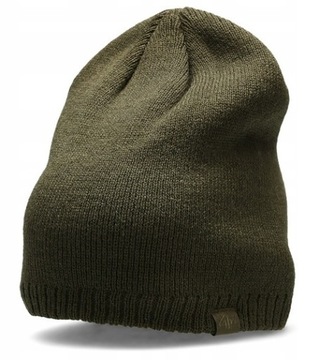 4F CZAPKA MĘSKA ZIMOWA CIEPŁA CAM002 KHAKI