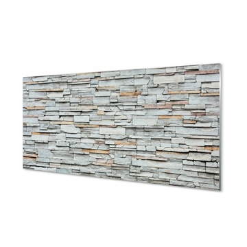 Szklany panel Kamień ściana struktura 120x60 cm