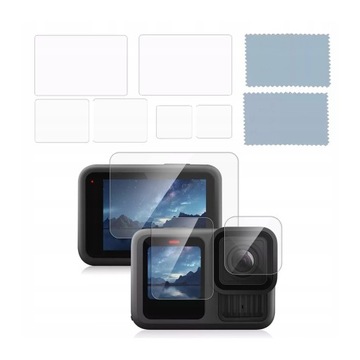 Folia Ochronna Ekran Obiektyw Zestaw 6 szt. do kamery GoPro Hero 13 Black