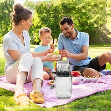 KRUSZARKA DO LODU TWORZYWO /STAL MANUALNA RĘCZNA -CZARNY