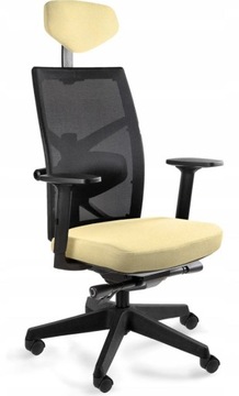 FOTEL TUNE buttercup UNIQU 130 ERGONOMICZNY BIURO