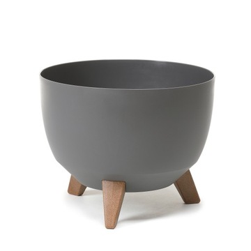 Doniczka Misa Lamela ROMA śr. 47cm ANTRACYT