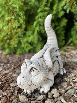 Садовые бетонные фигурки Бетонные садовые украшения дракона Фигурка дракона