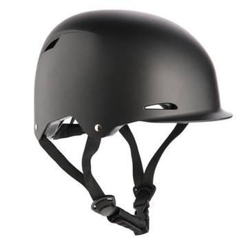 DZIECIĘCY KASK CZARNY Regulowany 49-54cm NILS